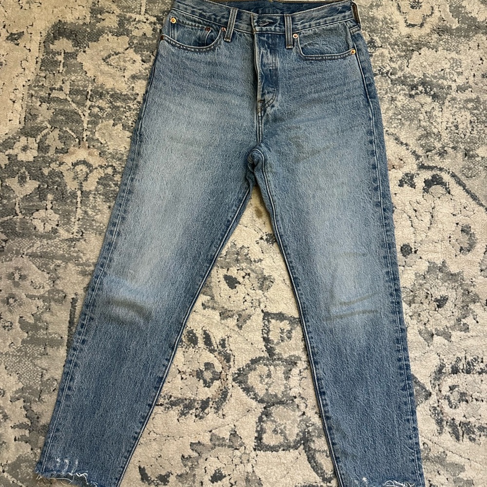 Levi's Blue Ankle & Cropped Jeans
